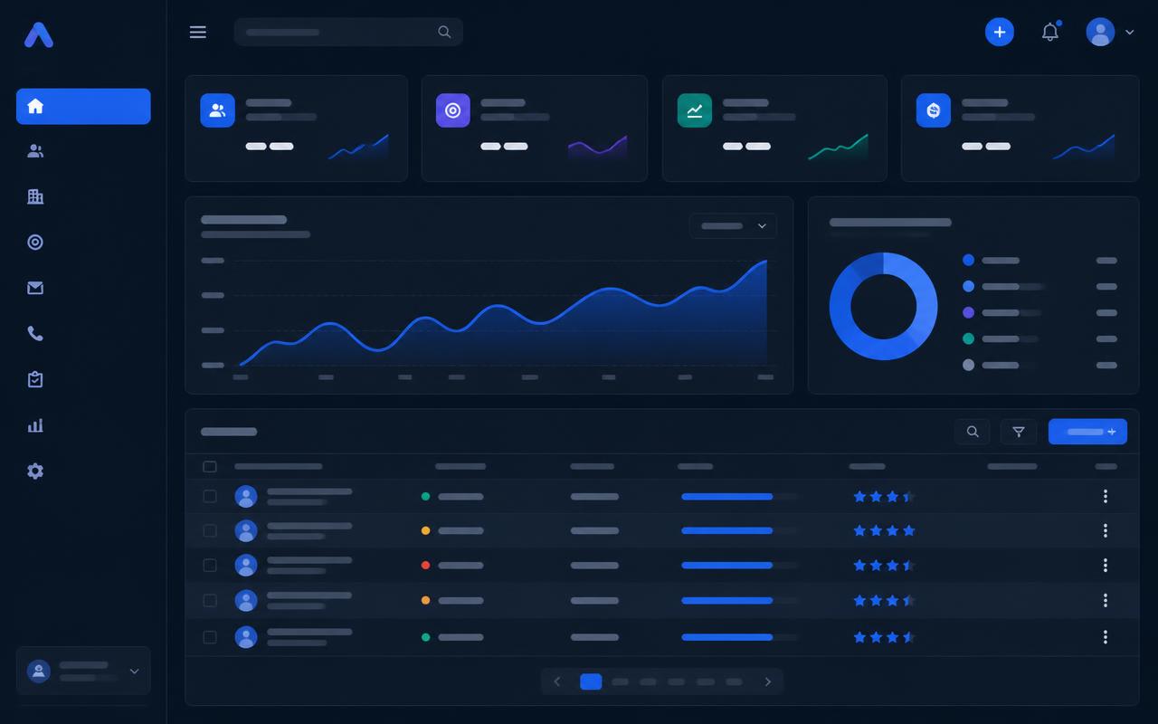 Client Engine lead management dashboard